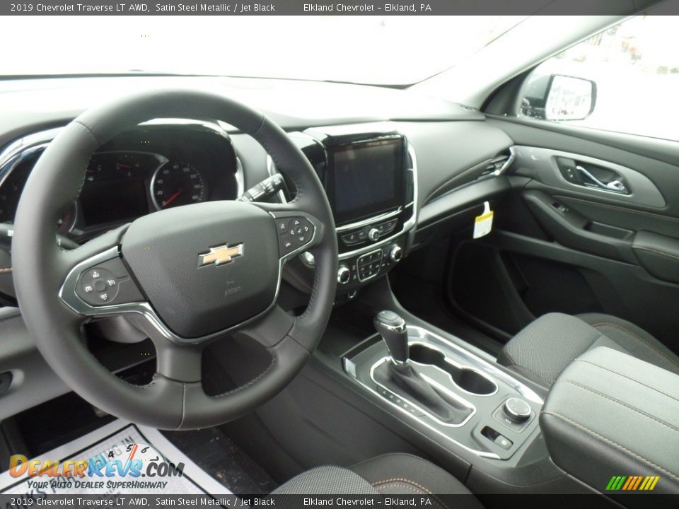 2019 Chevrolet Traverse LT AWD Satin Steel Metallic / Jet Black Photo #18