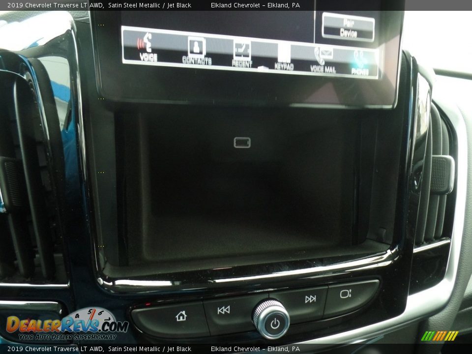 2019 Chevrolet Traverse LT AWD Satin Steel Metallic / Jet Black Photo #31