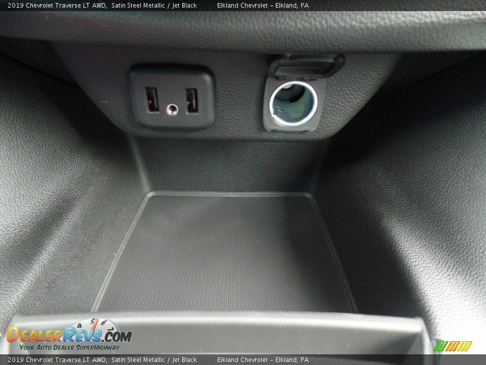2019 Chevrolet Traverse LT AWD Satin Steel Metallic / Jet Black Photo #34