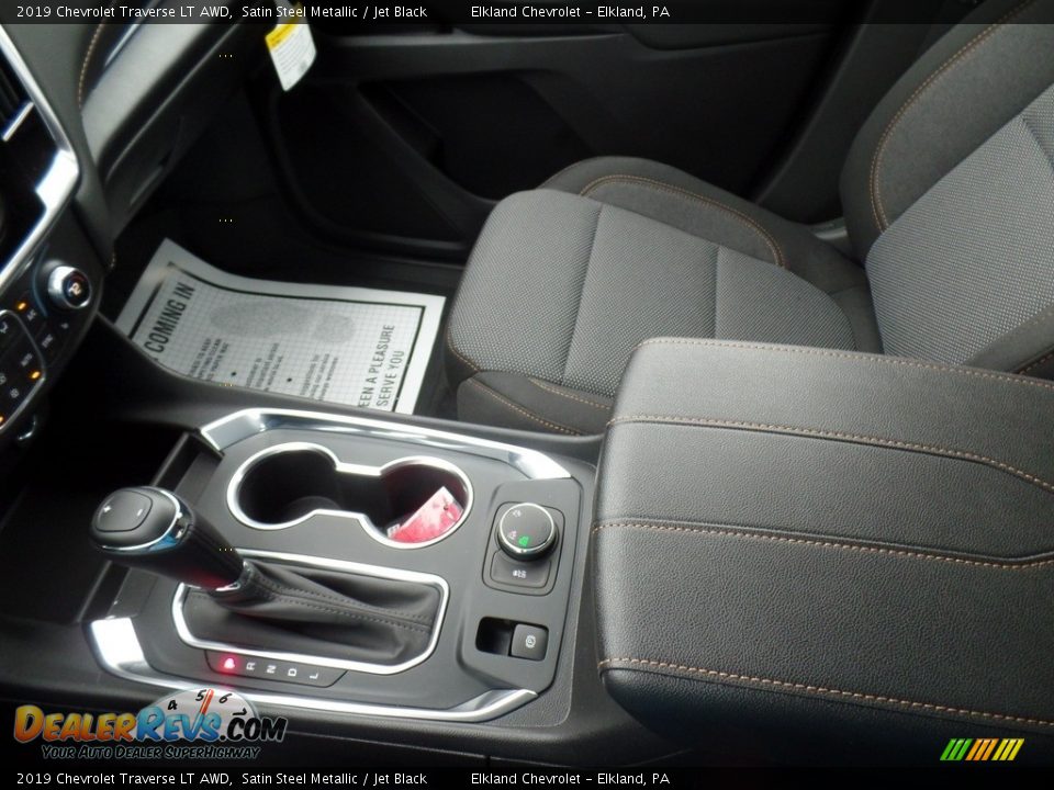 2019 Chevrolet Traverse LT AWD Satin Steel Metallic / Jet Black Photo #36