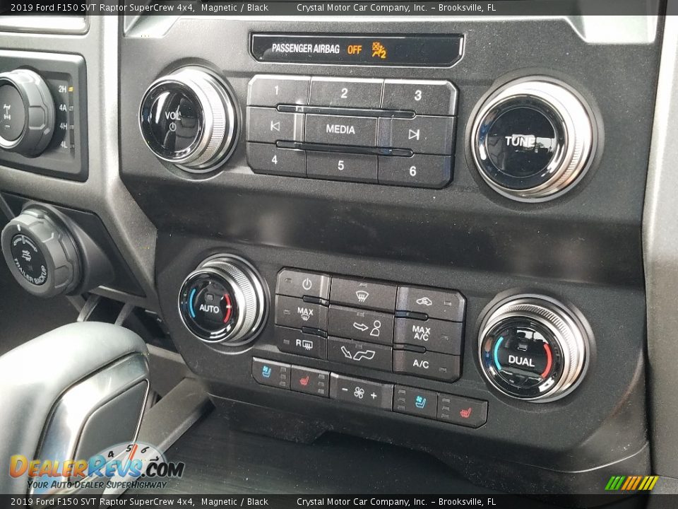 Controls of 2019 Ford F150 SVT Raptor SuperCrew 4x4 Photo #16