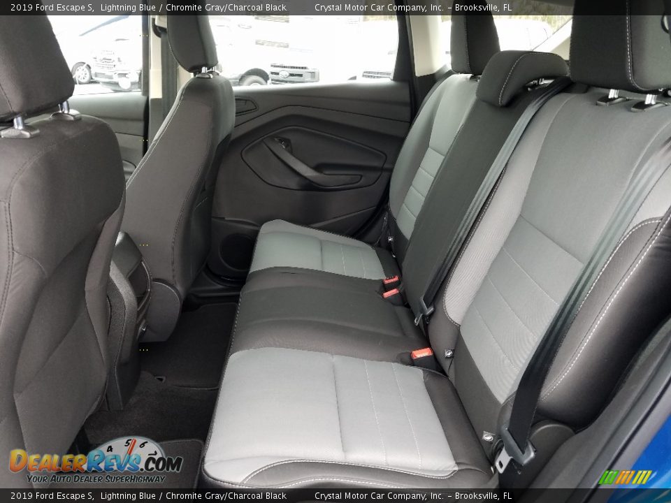 2019 Ford Escape S Lightning Blue / Chromite Gray/Charcoal Black Photo #10