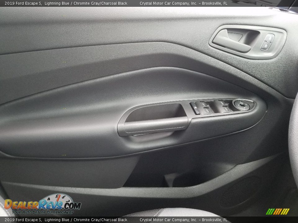 2019 Ford Escape S Lightning Blue / Chromite Gray/Charcoal Black Photo #17