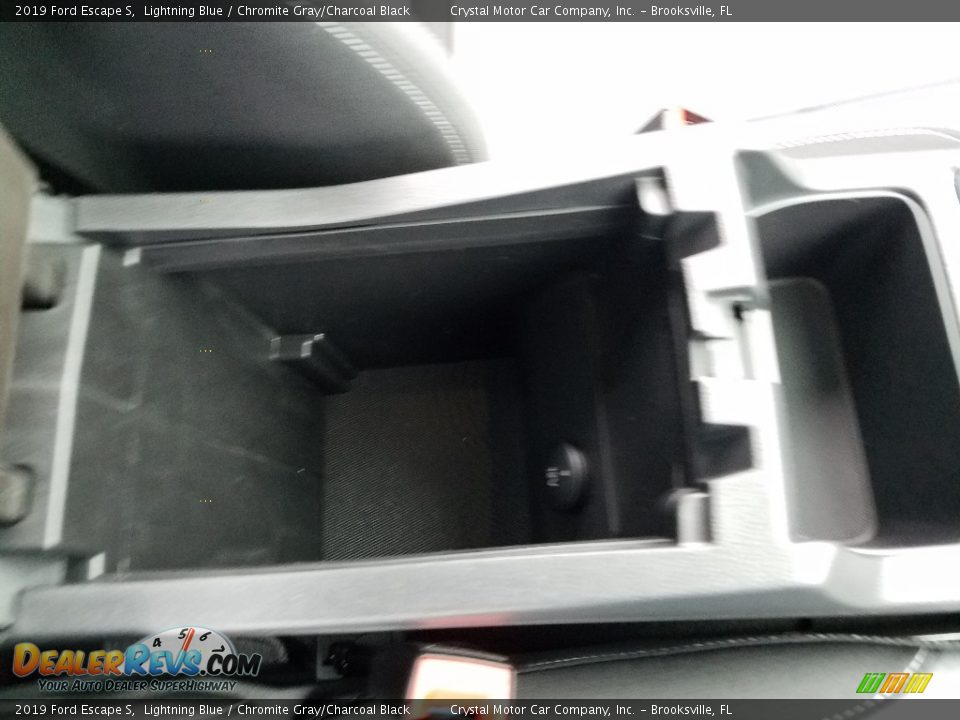 2019 Ford Escape S Lightning Blue / Chromite Gray/Charcoal Black Photo #18