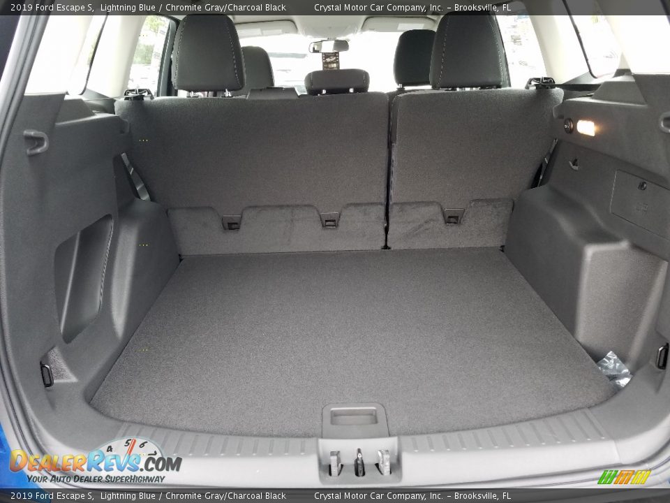 2019 Ford Escape S Lightning Blue / Chromite Gray/Charcoal Black Photo #19