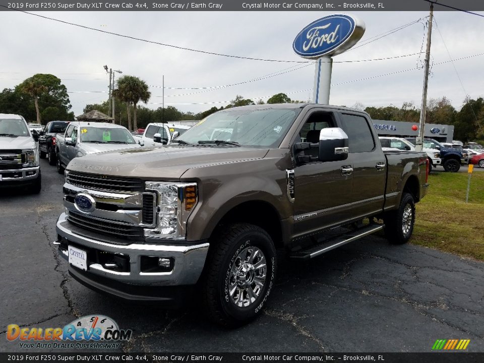 2019 Ford F250 Super Duty XLT Crew Cab 4x4 Stone Gray / Earth Gray Photo #1