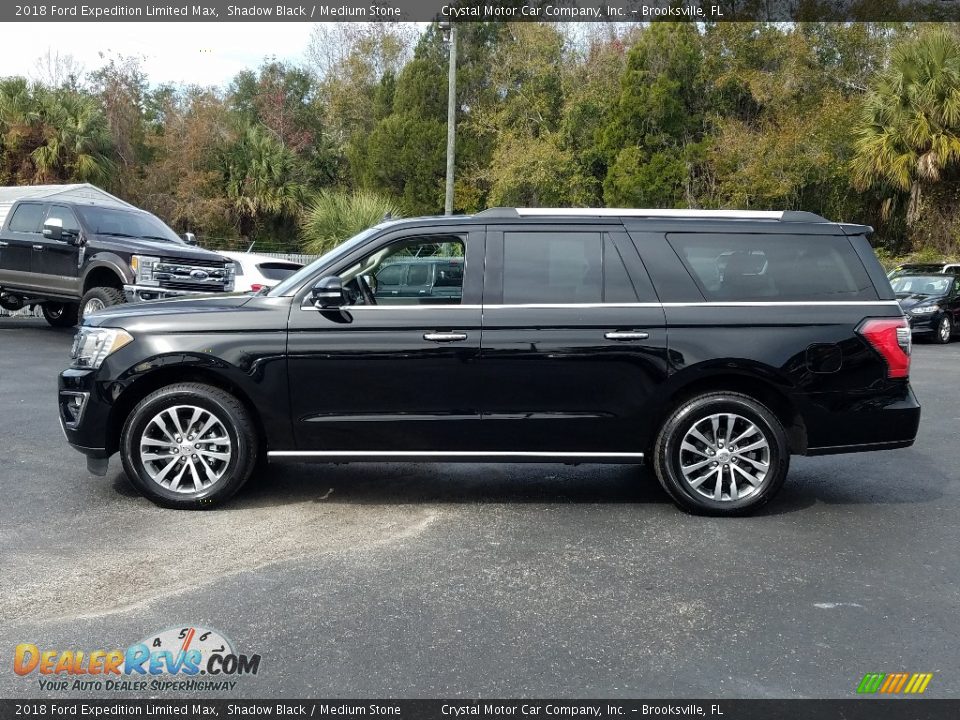 2018 Ford Expedition Limited Max Shadow Black / Medium Stone Photo #2