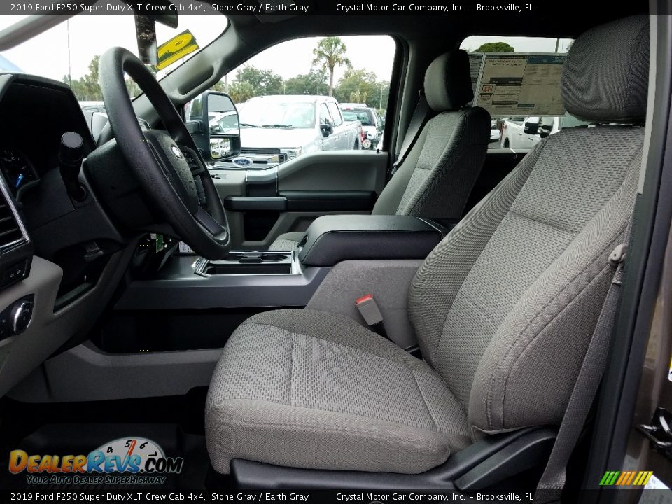 2019 Ford F250 Super Duty XLT Crew Cab 4x4 Stone Gray / Earth Gray Photo #9