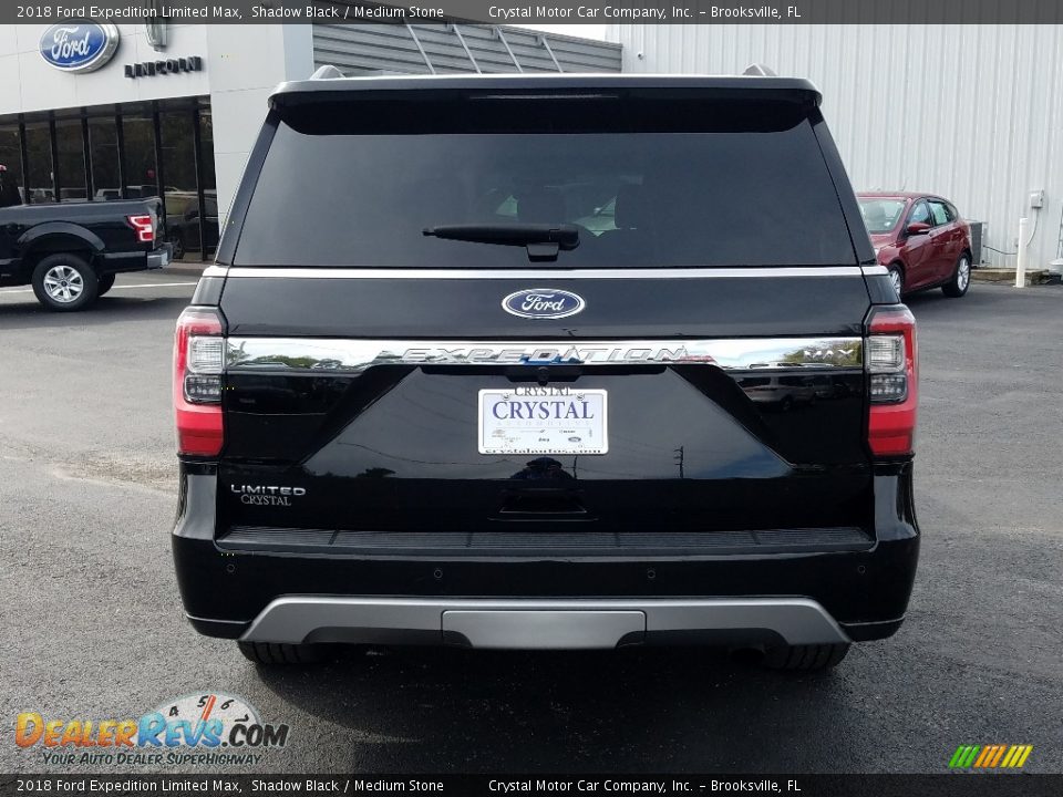 2018 Ford Expedition Limited Max Shadow Black / Medium Stone Photo #4