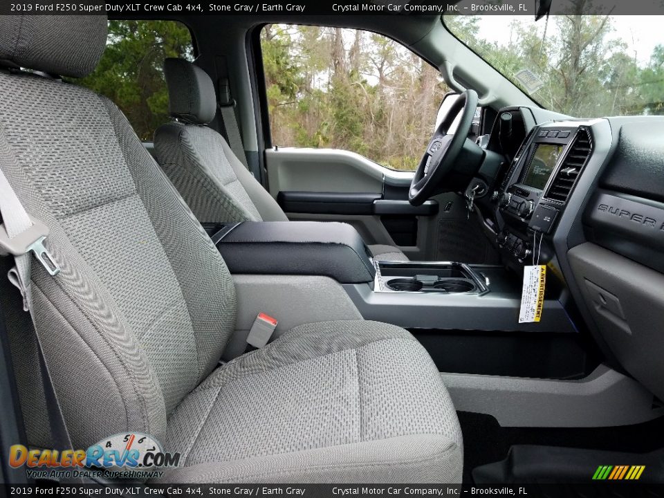 2019 Ford F250 Super Duty XLT Crew Cab 4x4 Stone Gray / Earth Gray Photo #12