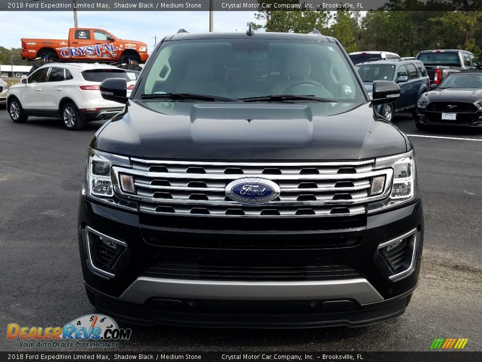 2018 Ford Expedition Limited Max Shadow Black / Medium Stone Photo #8