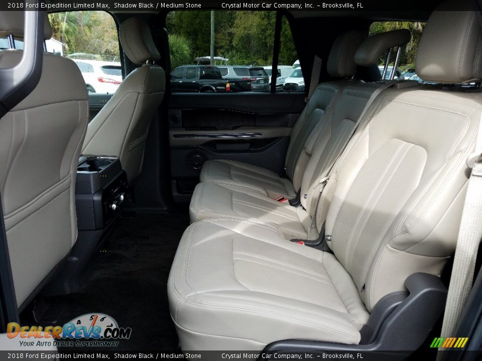 2018 Ford Expedition Limited Max Shadow Black / Medium Stone Photo #10
