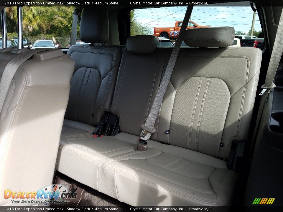 2018 Ford Expedition Limited Max Shadow Black / Medium Stone Photo #11