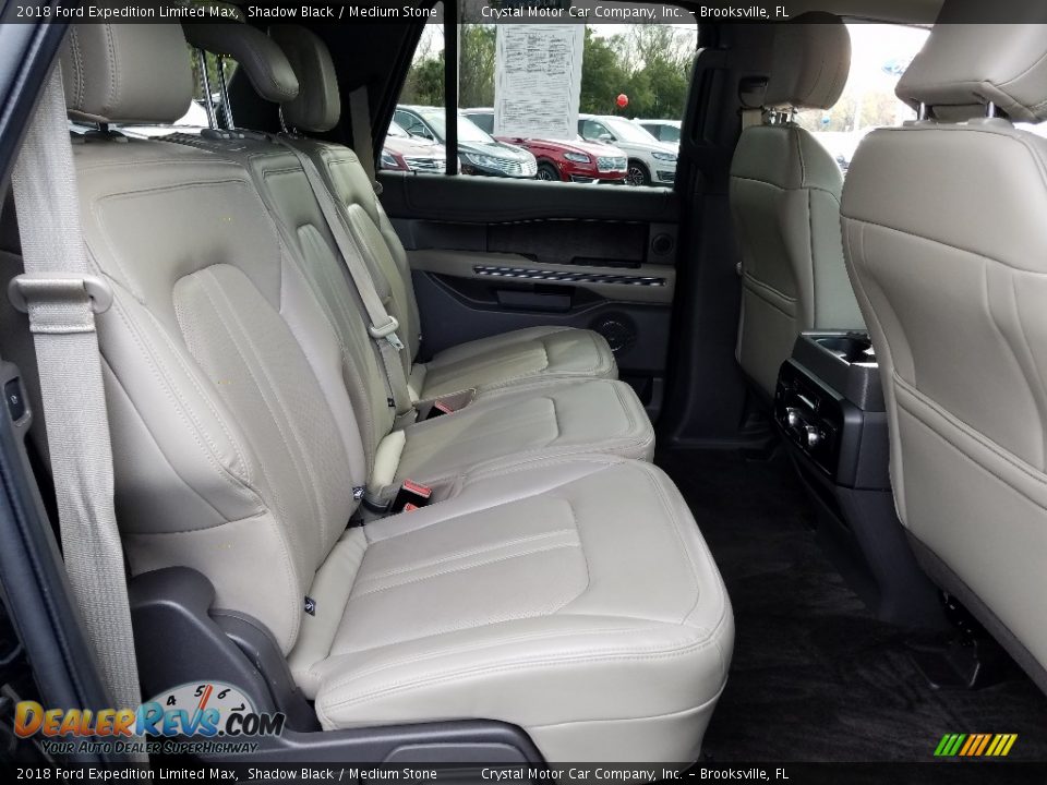 2018 Ford Expedition Limited Max Shadow Black / Medium Stone Photo #12
