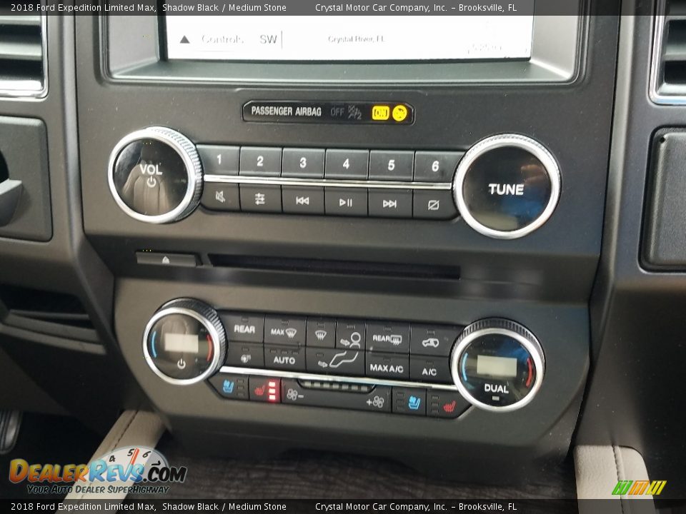 2018 Ford Expedition Limited Max Shadow Black / Medium Stone Photo #17