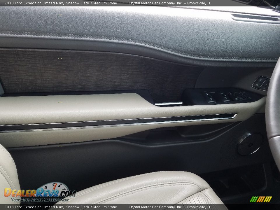 2018 Ford Expedition Limited Max Shadow Black / Medium Stone Photo #18