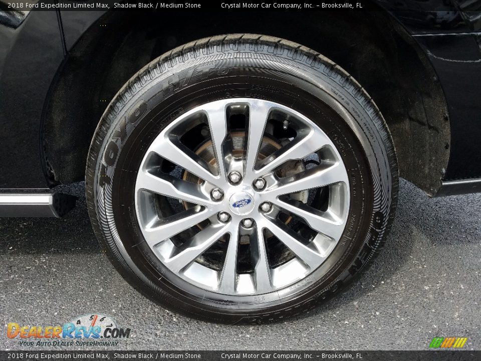 2018 Ford Expedition Limited Max Shadow Black / Medium Stone Photo #21