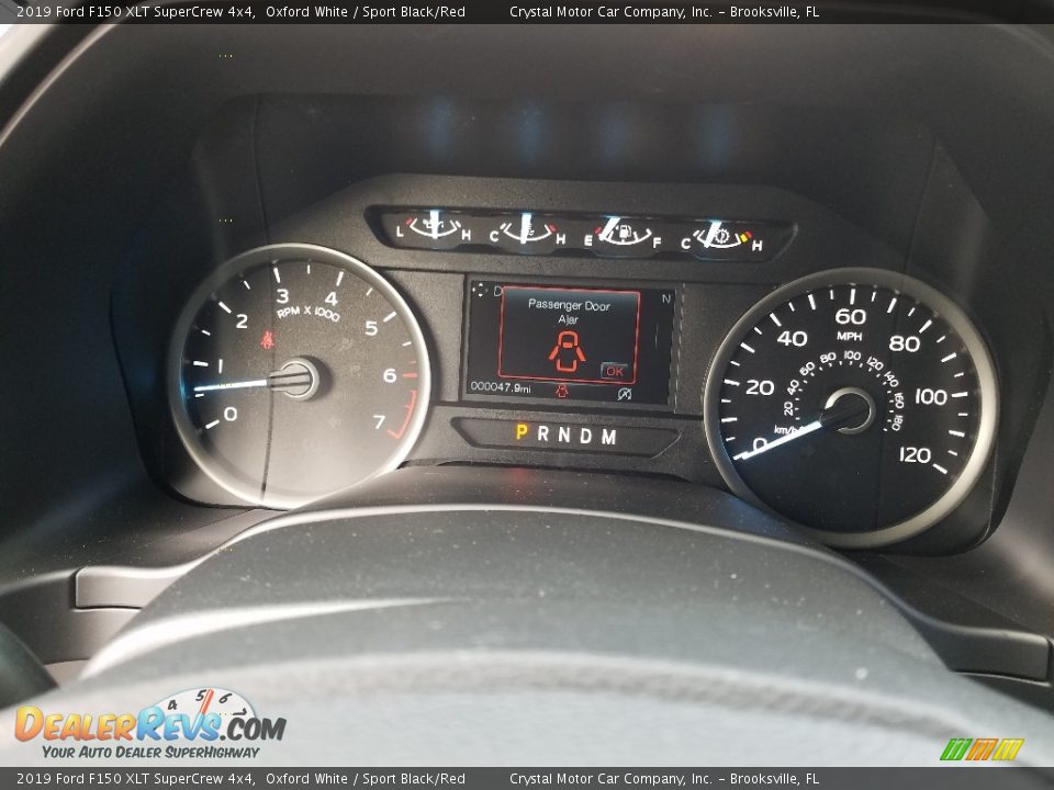 2019 Ford F150 XLT SuperCrew 4x4 Oxford White / Sport Black/Red Photo #14