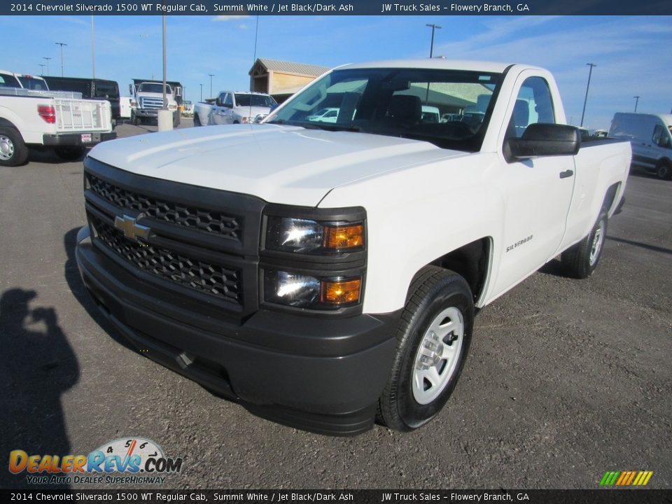 2014 Chevrolet Silverado 1500 WT Regular Cab Summit White / Jet Black/Dark Ash Photo #1