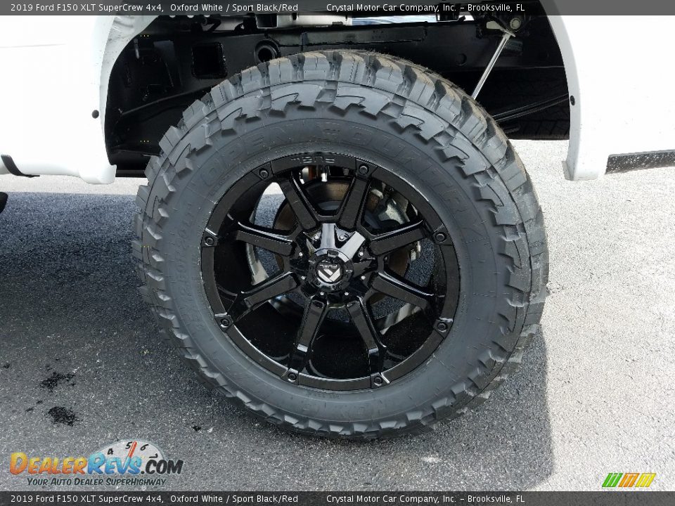 2019 Ford F150 XLT SuperCrew 4x4 Oxford White / Sport Black/Red Photo #20