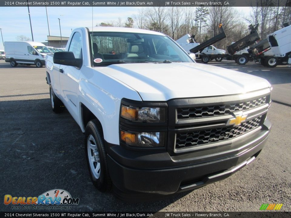 2014 Chevrolet Silverado 1500 WT Regular Cab Summit White / Jet Black/Dark Ash Photo #7