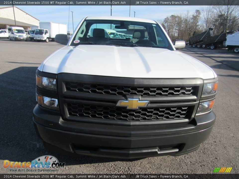 2014 Chevrolet Silverado 1500 WT Regular Cab Summit White / Jet Black/Dark Ash Photo #8