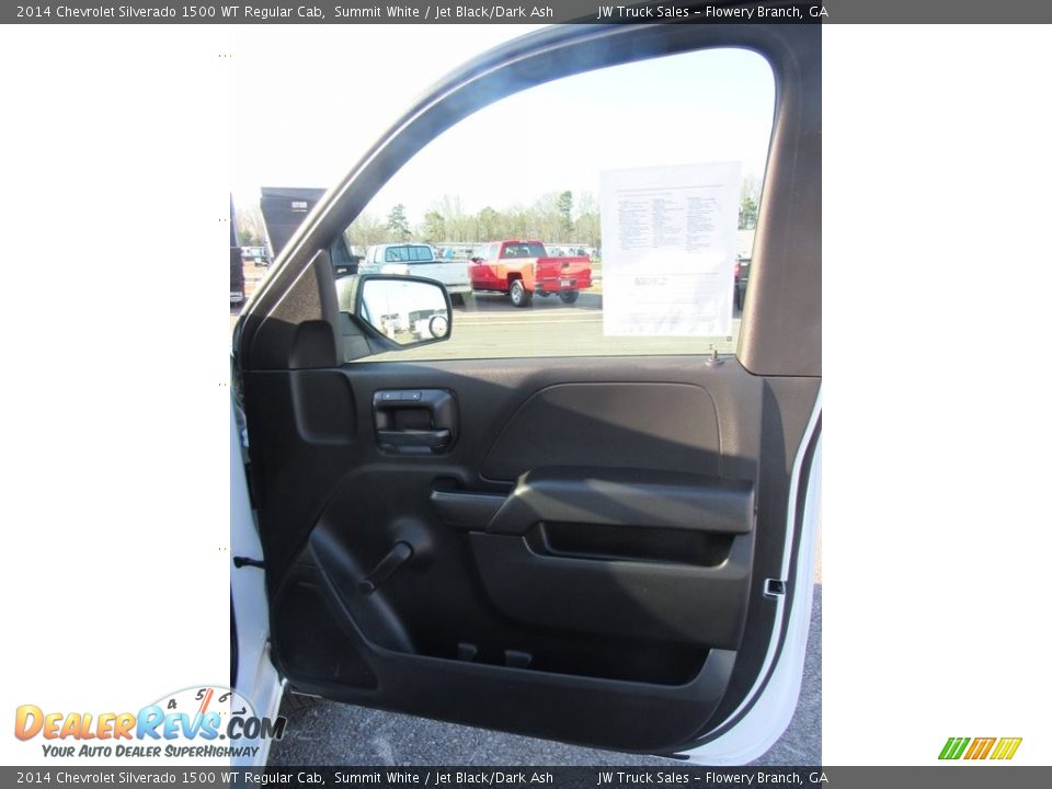 2014 Chevrolet Silverado 1500 WT Regular Cab Summit White / Jet Black/Dark Ash Photo #9