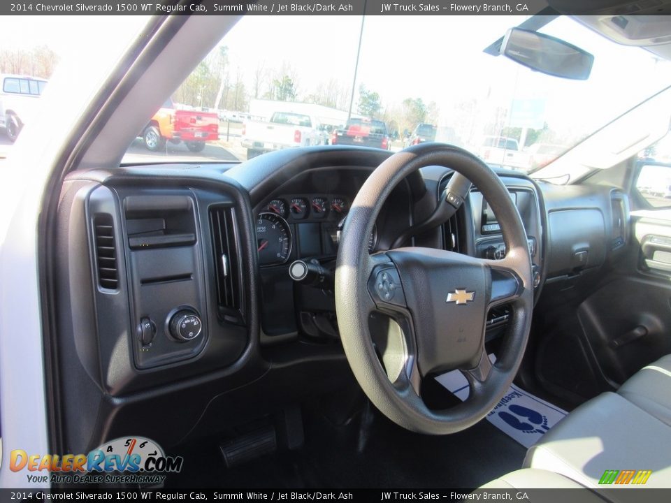 2014 Chevrolet Silverado 1500 WT Regular Cab Summit White / Jet Black/Dark Ash Photo #16