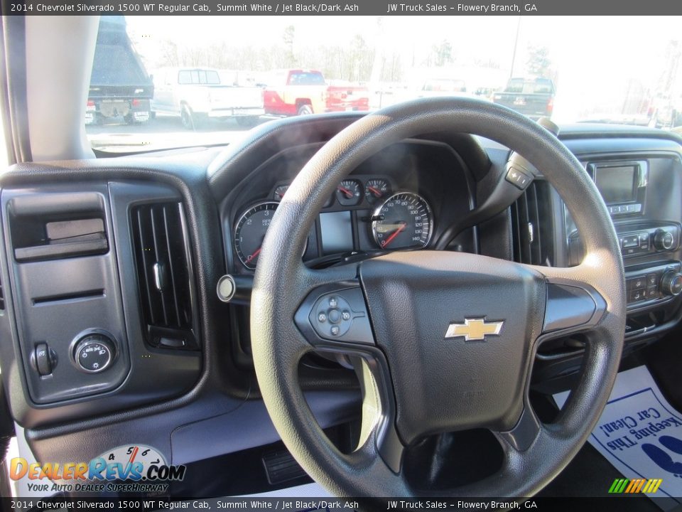 2014 Chevrolet Silverado 1500 WT Regular Cab Summit White / Jet Black/Dark Ash Photo #17