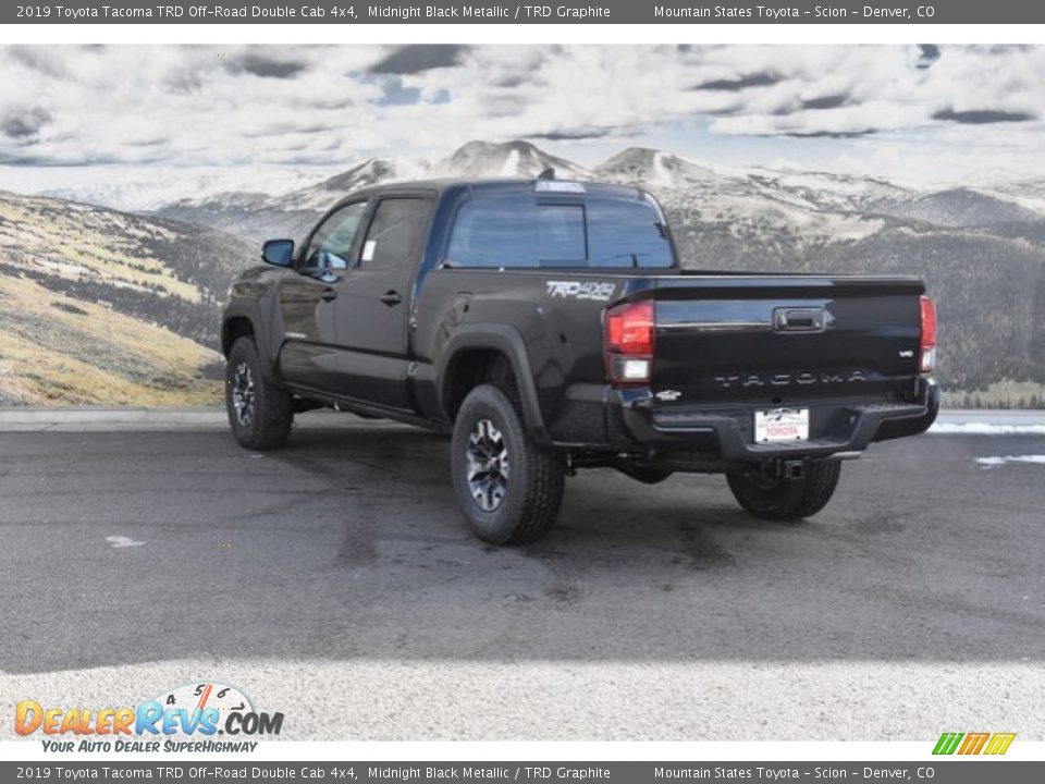 2019 Toyota Tacoma TRD Off-Road Double Cab 4x4 Midnight Black Metallic / TRD Graphite Photo #3