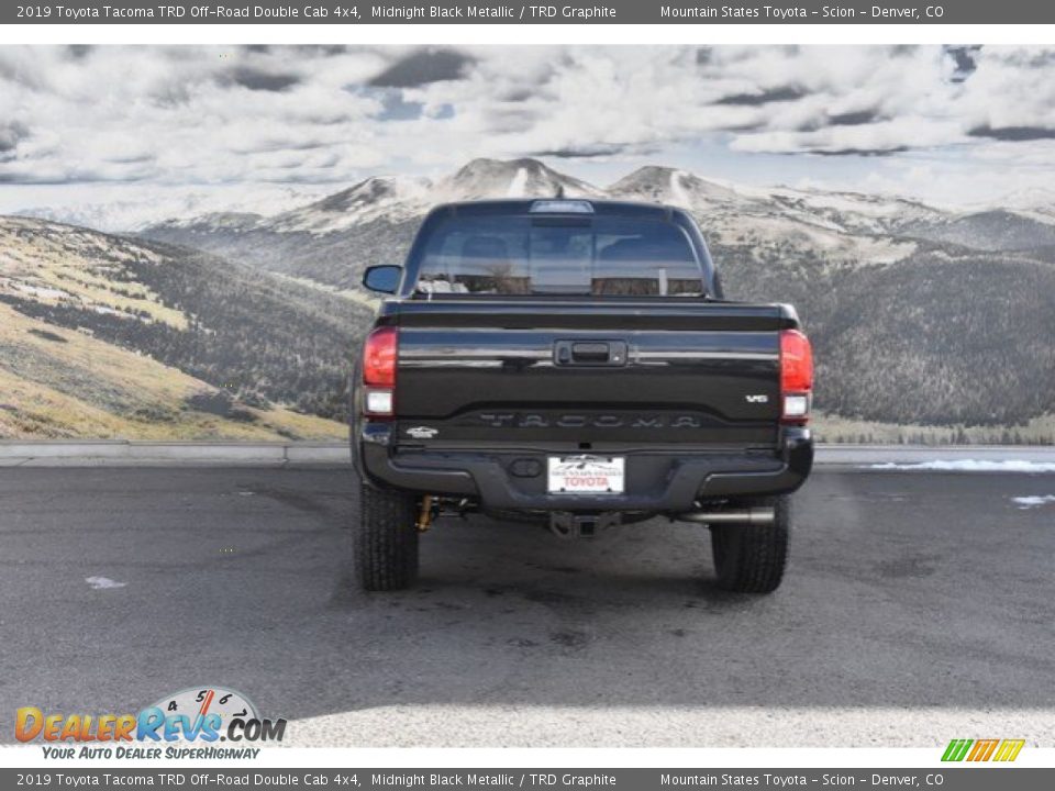 2019 Toyota Tacoma TRD Off-Road Double Cab 4x4 Midnight Black Metallic / TRD Graphite Photo #4