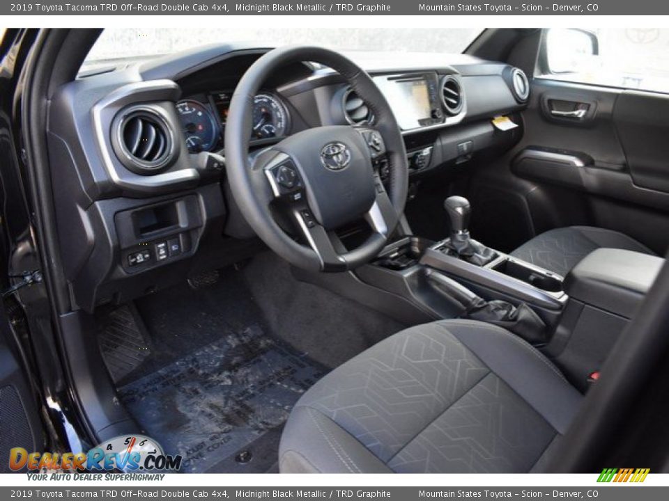 2019 Toyota Tacoma TRD Off-Road Double Cab 4x4 Midnight Black Metallic / TRD Graphite Photo #5