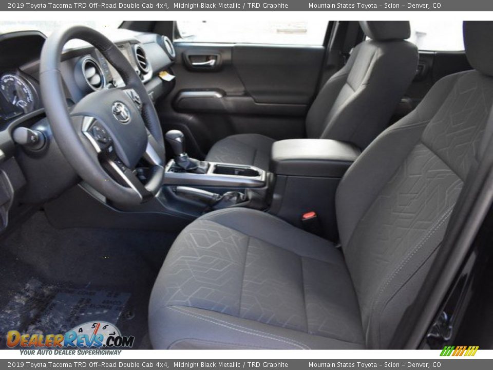 2019 Toyota Tacoma TRD Off-Road Double Cab 4x4 Midnight Black Metallic / TRD Graphite Photo #6