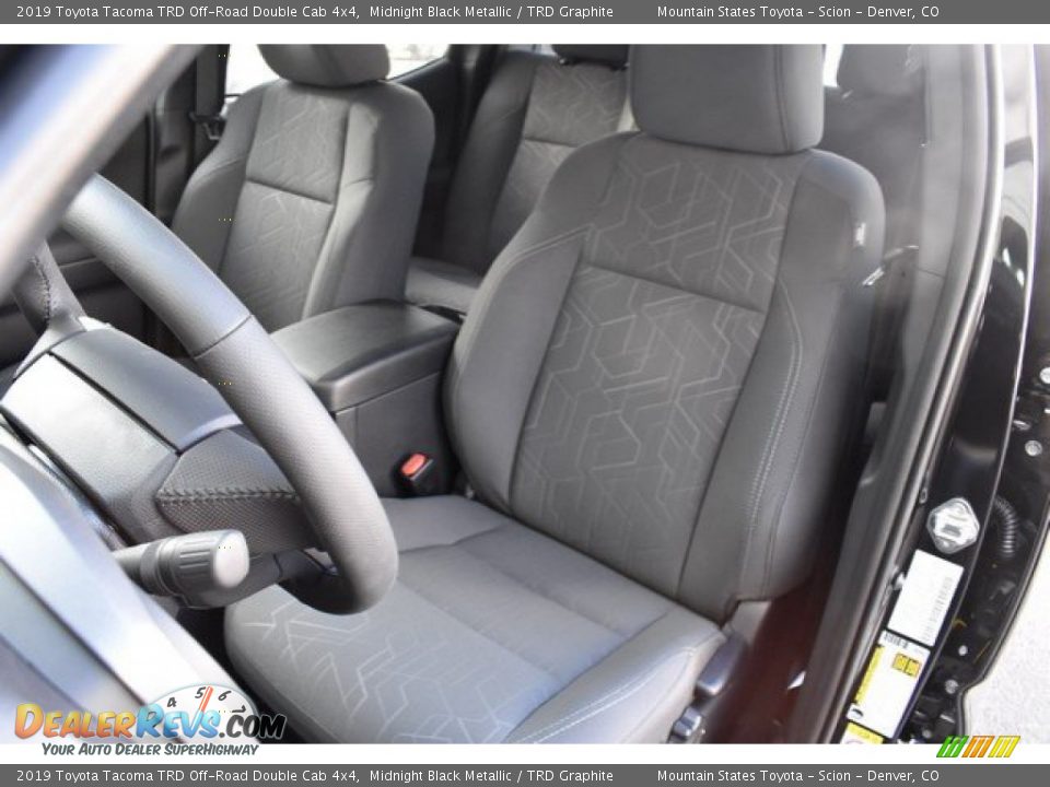 2019 Toyota Tacoma TRD Off-Road Double Cab 4x4 Midnight Black Metallic / TRD Graphite Photo #7