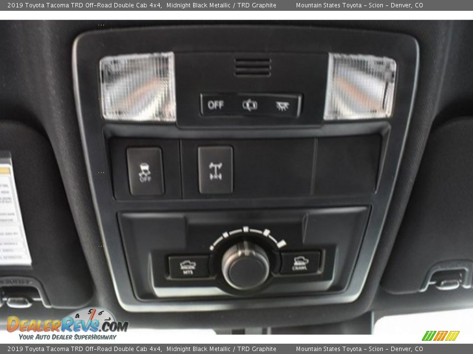 2019 Toyota Tacoma TRD Off-Road Double Cab 4x4 Midnight Black Metallic / TRD Graphite Photo #9