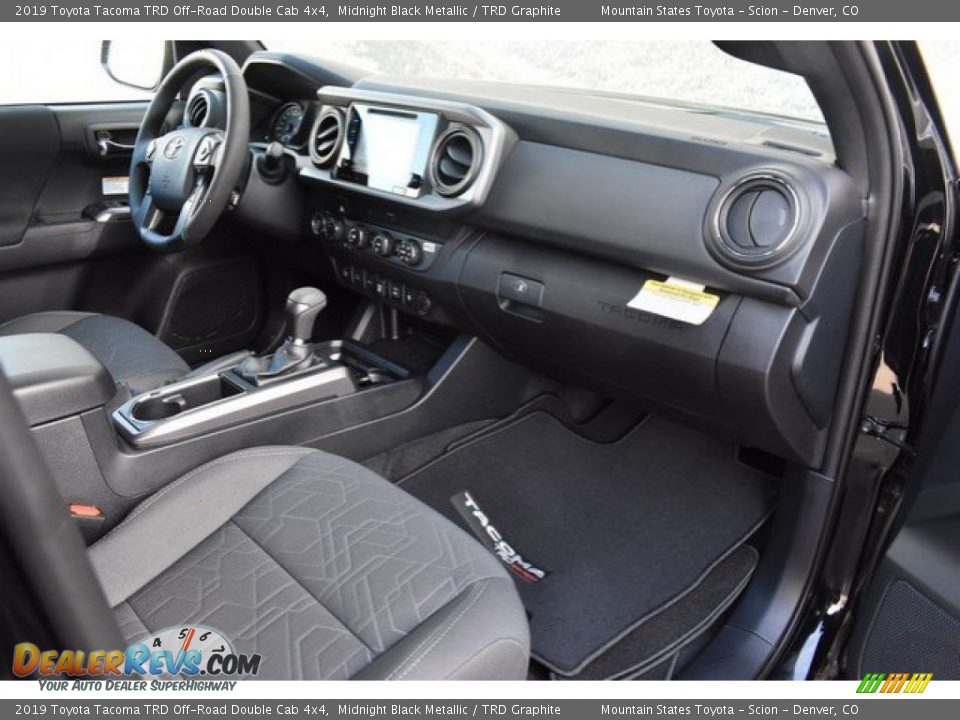2019 Toyota Tacoma TRD Off-Road Double Cab 4x4 Midnight Black Metallic / TRD Graphite Photo #11