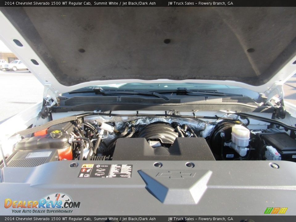 2014 Chevrolet Silverado 1500 WT Regular Cab Summit White / Jet Black/Dark Ash Photo #23