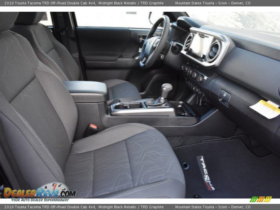 2019 Toyota Tacoma TRD Off-Road Double Cab 4x4 Midnight Black Metallic / TRD Graphite Photo #12