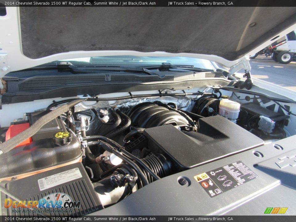 2014 Chevrolet Silverado 1500 WT Regular Cab Summit White / Jet Black/Dark Ash Photo #24