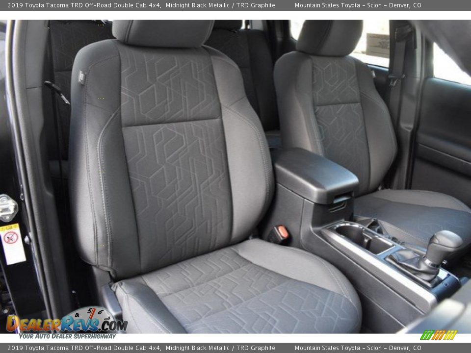 2019 Toyota Tacoma TRD Off-Road Double Cab 4x4 Midnight Black Metallic / TRD Graphite Photo #13