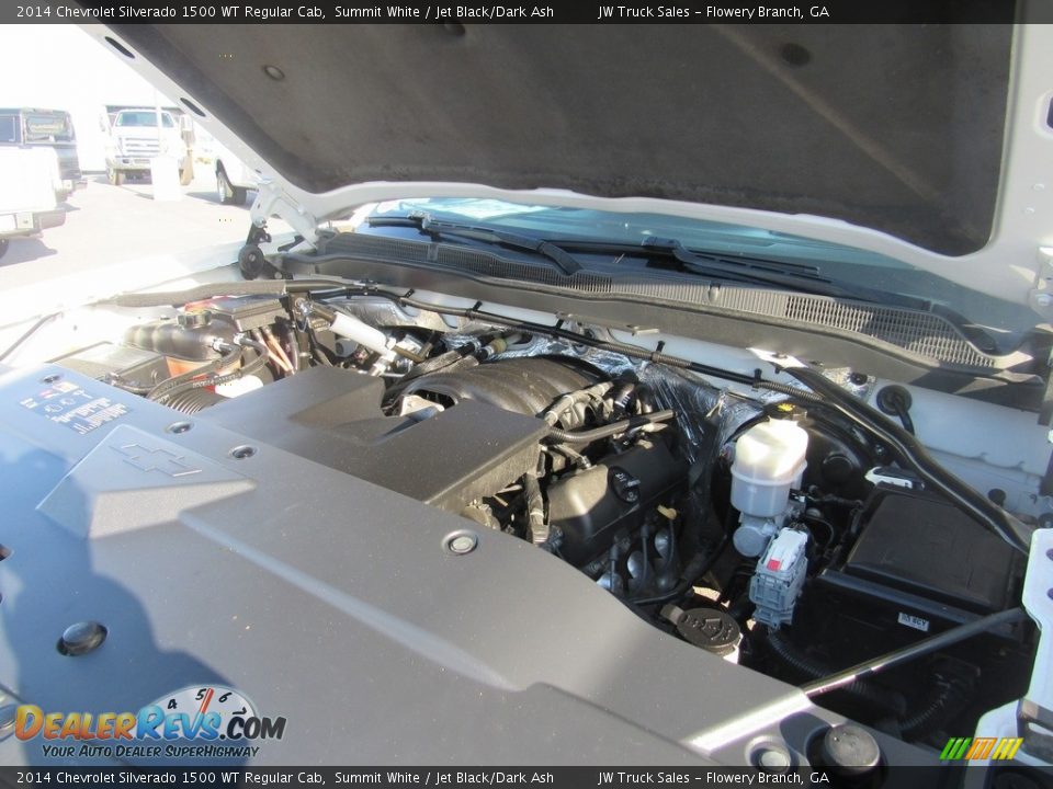 2014 Chevrolet Silverado 1500 WT Regular Cab Summit White / Jet Black/Dark Ash Photo #25
