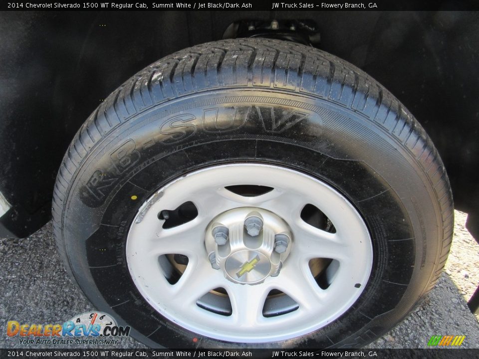 2014 Chevrolet Silverado 1500 WT Regular Cab Summit White / Jet Black/Dark Ash Photo #26