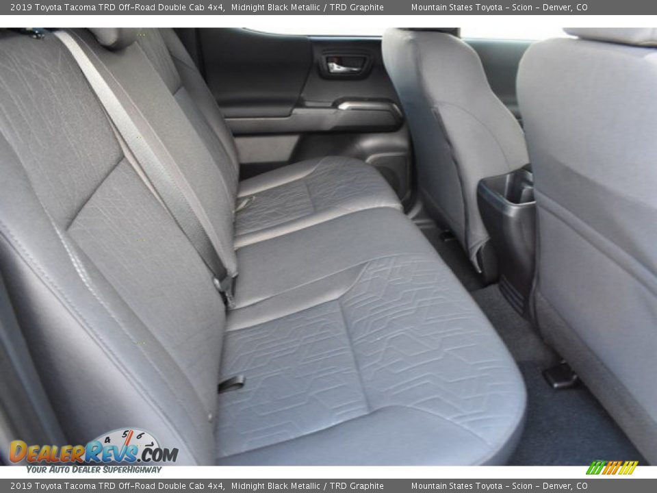 2019 Toyota Tacoma TRD Off-Road Double Cab 4x4 Midnight Black Metallic / TRD Graphite Photo #18