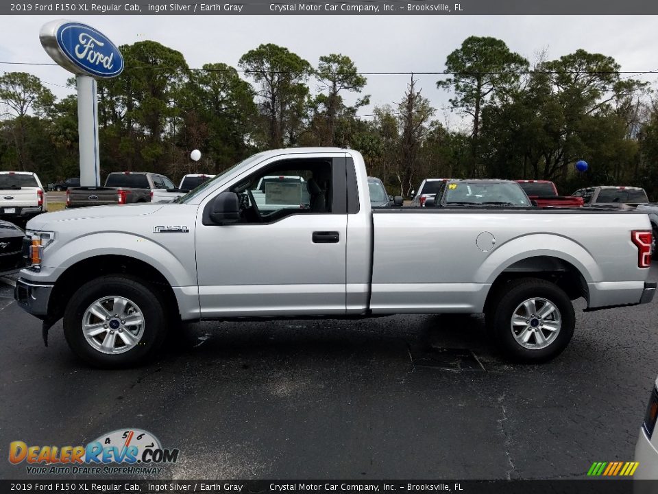 Ingot Silver 2019 Ford F150 XL Regular Cab Photo #2