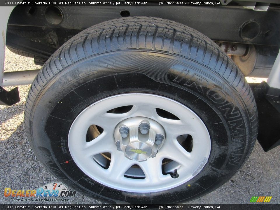 2014 Chevrolet Silverado 1500 WT Regular Cab Summit White / Jet Black/Dark Ash Photo #28