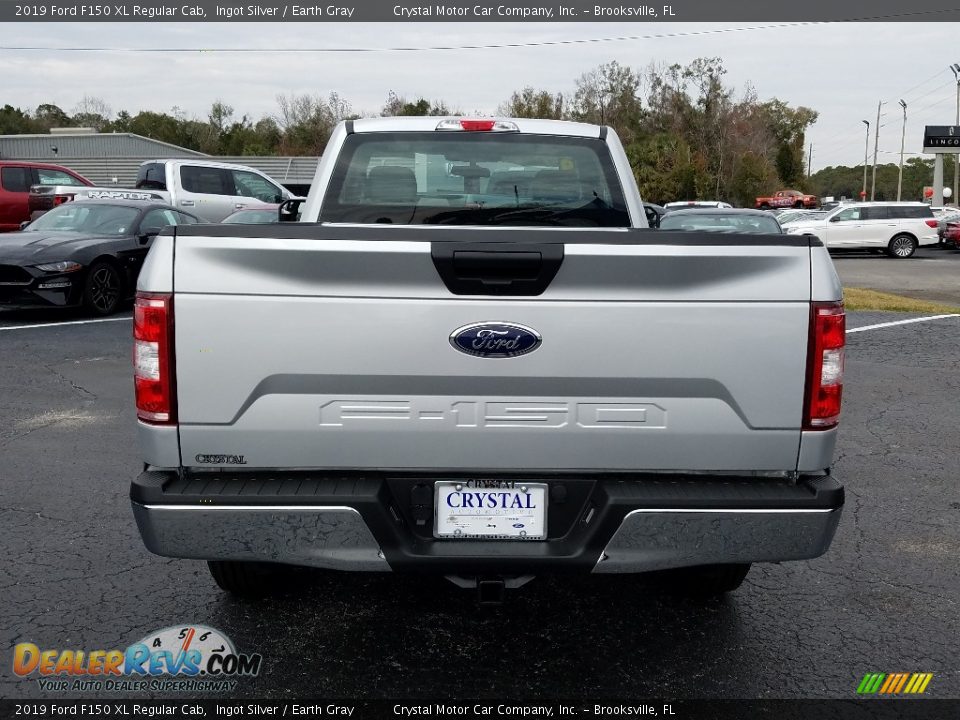 2019 Ford F150 XL Regular Cab Ingot Silver / Earth Gray Photo #4