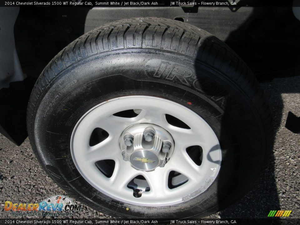 2014 Chevrolet Silverado 1500 WT Regular Cab Summit White / Jet Black/Dark Ash Photo #30