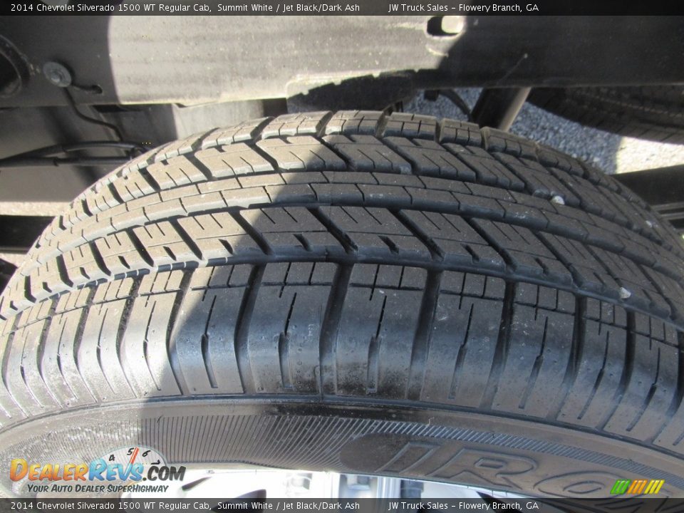 2014 Chevrolet Silverado 1500 WT Regular Cab Summit White / Jet Black/Dark Ash Photo #31