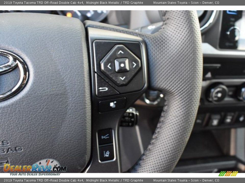 2019 Toyota Tacoma TRD Off-Road Double Cab 4x4 Midnight Black Metallic / TRD Graphite Photo #27