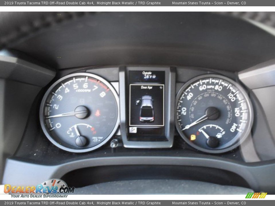2019 Toyota Tacoma TRD Off-Road Double Cab 4x4 Midnight Black Metallic / TRD Graphite Photo #28